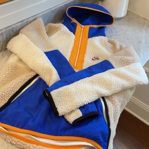 NIKE Sportswear MENS Sherpa HalfZip Cozy Jacket